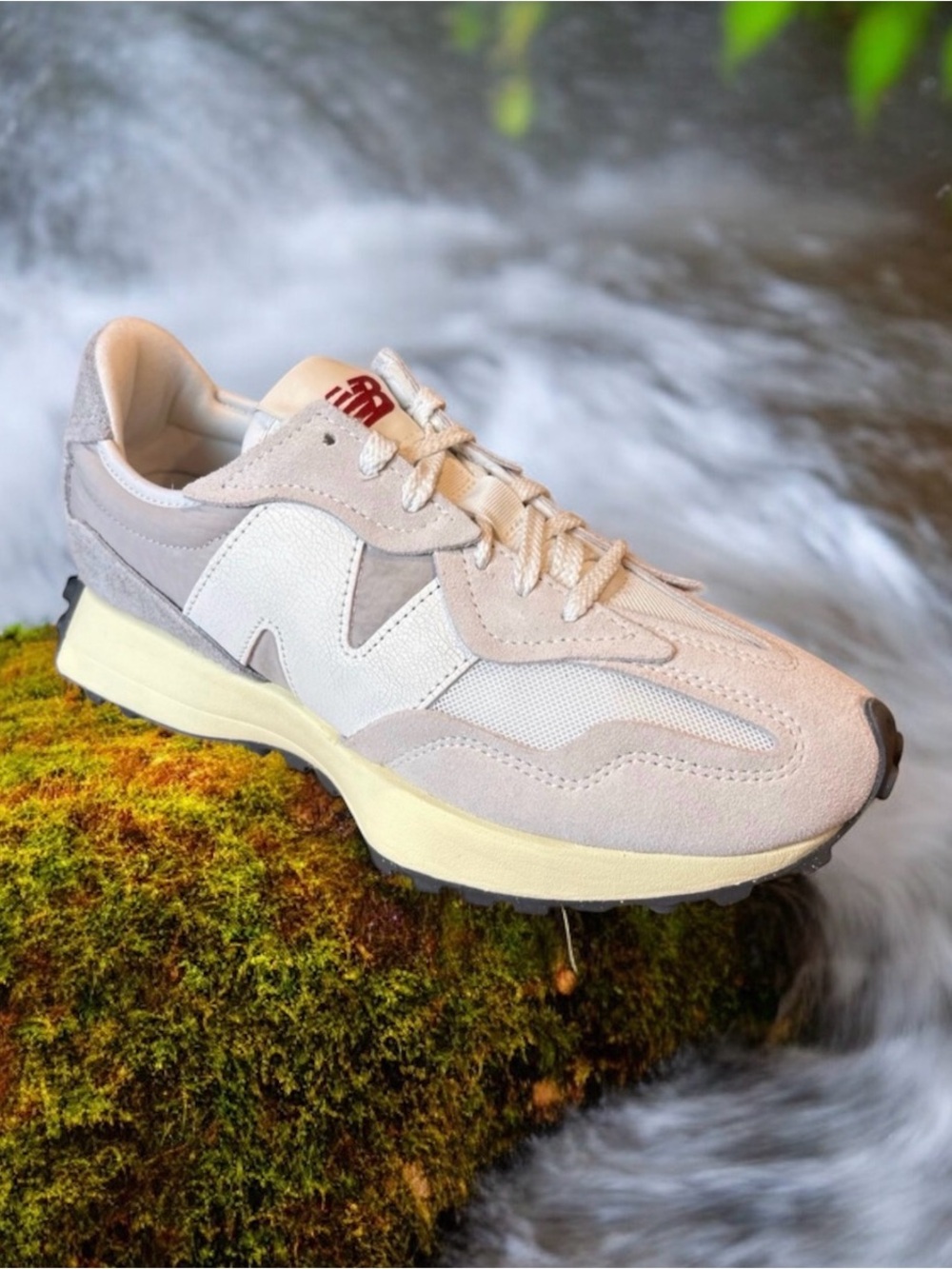 New Balance 327 Grey Sea Salt Raincloud Sneakers - Picture 16 of 16